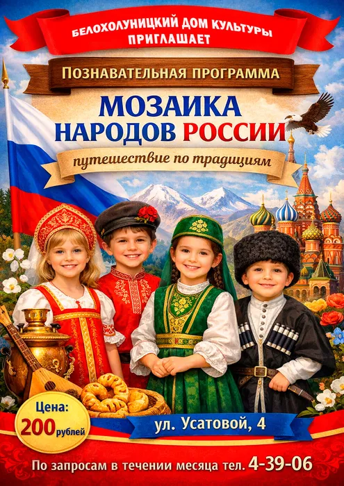 афиша мозаика народов России