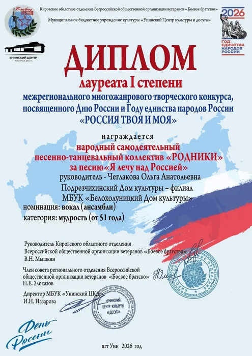 ПТК Родники. УНИ