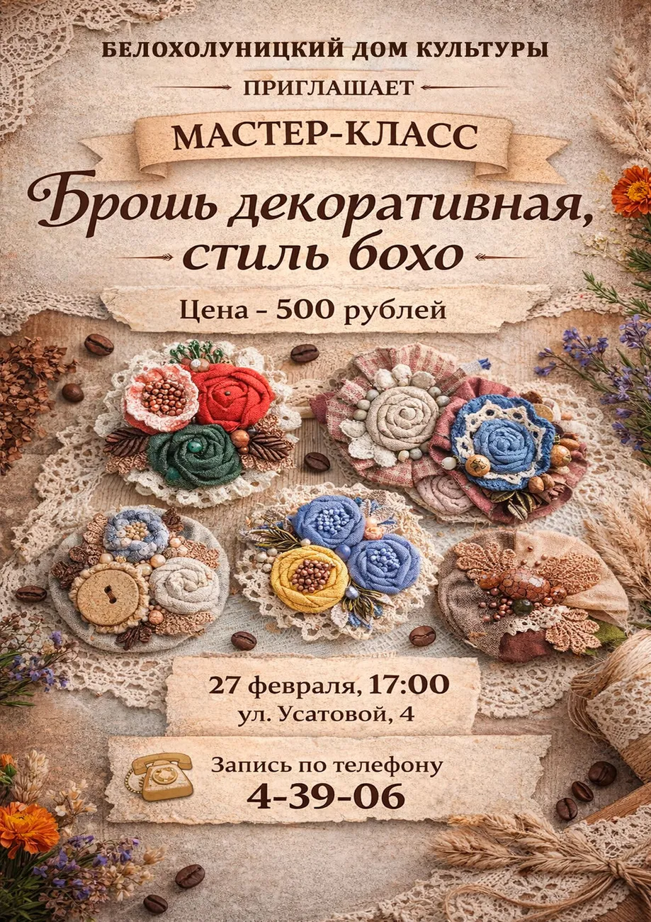 афиша брошь